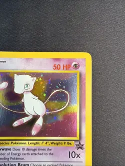 Pokemon Mew Holo Black Star Promo #9 - Image 3