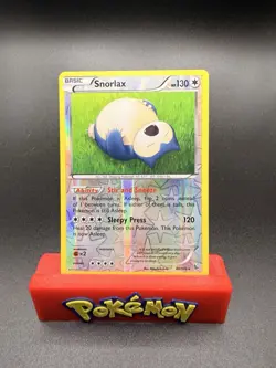 Snorlax 80/106 Rare Flashfire Pokemon Reverse Holo TCG Near Mint - Image 1