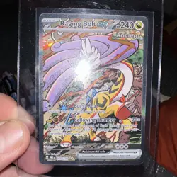 Pokemon TCG Prismatic Evolutions Sir Raging Bolt EX 166/131 NM/Mint Condition - Image 1