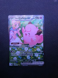 Pokemon Lillie's Clefairy EX 184/159 Sv09 Special Illustration Rare Holo English - Image 3