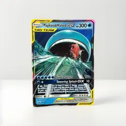 Pokemon TCG Magikarp & Wailord GX SM166 Promo MP/LP Pokemon TCG - Image 1