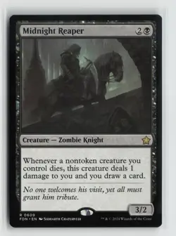 Midnight Reaper 0609 Foundations FDN MTG Magic - Image 1