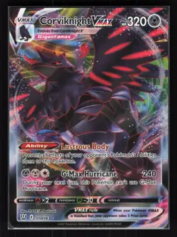 Corviknight VMAX Holo Ultra Rare Pokemon SWSH05: Battle Styles 110/163 NM - Image 1