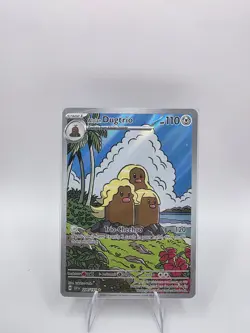 Alolan Dugtrio 208/191 Surging Sparks Illustration Rare Holo - Image 1