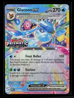 Pokemon 2025 Prismatic Evolutions Glaceon EX #26/131 - Image 1