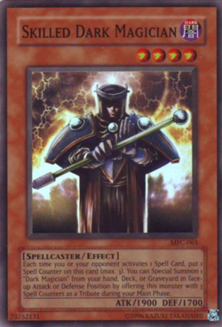 Yugioh! HP Skilled Dark Magician - MFC-065 - Super Rare - Unlimited Edition Heav - Image 1
