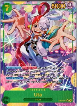 Uta (061) (Alternate Art) EB03-061 Extra Booster: One Piece Heroines Edition... - Image 2