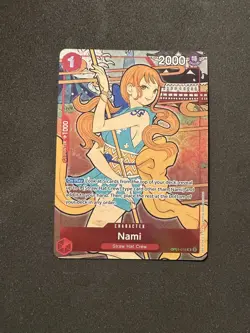 Nami (English Version 1st Anniversary Set) OP01-016 One Piece Promotion Cards - Image 1