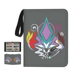 9 Pocket Trading Card Binder with Zipper - Holds 900 Cards, 50 Pages of Sleeves - Image 1