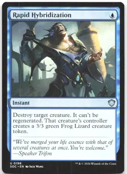 Rapid Hybridization NM Secrets of Strixhaven MTG Magic The Gathering Blue Eng - Image 1