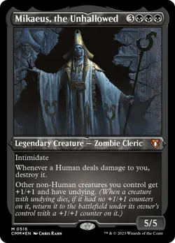 Mikaeus, the Unhallowed (Foil Etched) [Commander Masters] Foil Near Mint - Image 1
