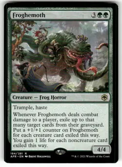 Froghemoth 184 Rare Adventures in the Forgotten Realms Magic: The Gathering NM - Image 1