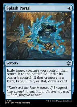 4 x Splash Portal - Bloomburrow - NM-Mint - MTG - Image 1