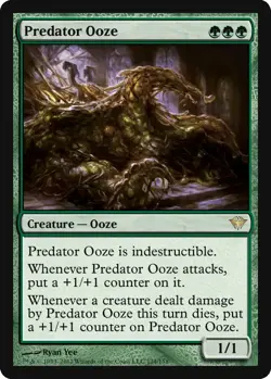 MTG Magic the Gathering 4x Predator Ooze (Playset) Dark Ascension NM - Image 1