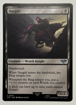 NAZGUL (337) Lord of the Rings: Tales of Middle Earth NM MTG - Image 1