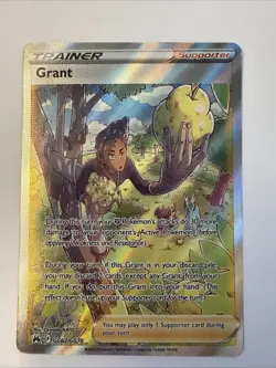 Grant GG62/GG70 Full Art 2023 Pokemon Crown Zenith Galarian Gallery Trainer Card - Image 1
