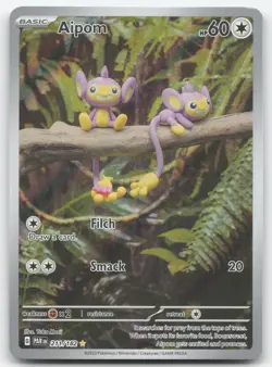Aipom 211 Near Mint 182 Paradox Rift Pokemon Card TCG - Image 1