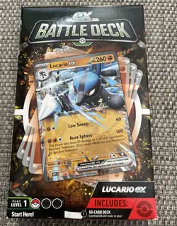 Pokemon Trading Cards - EX Battle Decks - LUCARIO EX (60-Card Deck) brand new - Image 2
