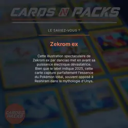 Carte Pokemon Zekrom ex 166/86 EV10.5 Foudre Noire PSA 10 GEM MINT 🔥 - Image 4