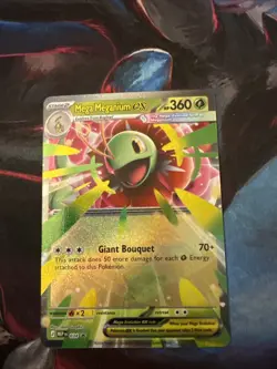 Pokemon TCG Mega Meganium ex Black Star Promo 034 MEP NM Holo - Image 1