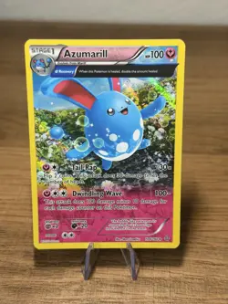 Pokemon Azumarill Holo Rare Alpha Recovery 100 HP XY Primal Clash 104/160 NM - Image 1