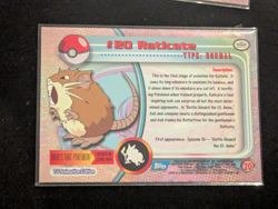 Raticate #20 Topps Pokemon 1999 TV Animation Edition Blue Label Non Holo M20 - Image 2