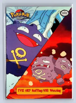 1999 Topps Pokemon TV Animation Edition Koffing Weezing #TV13 - Image 1