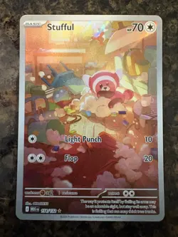 Stufful 154/132 - Pokemon TCG Mega Evolution - NM Illustration Rare FULL ART - Image 1