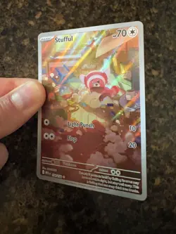 Stufful 154/132 - Pokemon TCG Mega Evolution - NM Illustration Rare FULL ART - Image 2