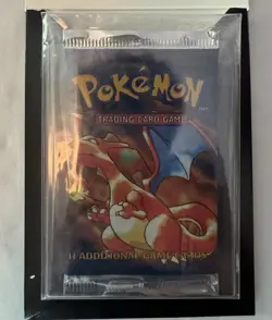 1999 Pokemon Base Set Pack Charizard Art - Factory Sealed - No Holo/Light - Image 1