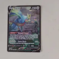Pokemon TCG Zacian V TG21/TG30 Astral Radiance Trainer Gallery Holo Ultra Rare - Image 1