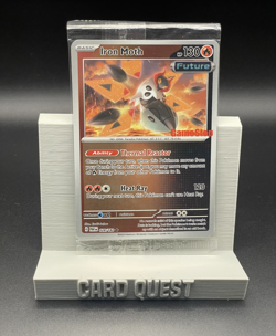 Pokemon TCG Iron Moth 028/182 Paradox Rift Gamestop Stamp Rare NM - Image 1