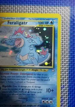 Pokemon TCG Neo Genesis Holo Rare Feraligatr 5/111 - Image 5