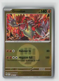 Groudon #108/217 Me Ascended Heroes Energy Reverse Holo Pokemon TCG NM - Image 1
