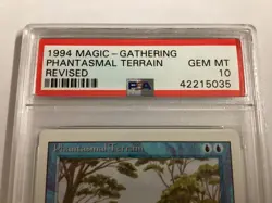 MTG Revised PHANTASMAL TERRAIN PSA 10 (5035) Graded Power - Image 3