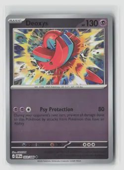 Deoxys #033/086 Me04 Chaos Rising Uncommon Reverse Holo Pokemon TCG NM - Image 1