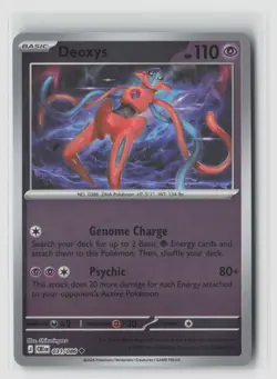 Deoxys #031/086 Me04 Chaos Rising Uncommon Reverse Holo Pokemon TCG NM - Image 1