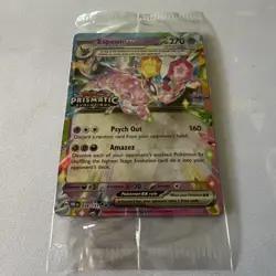 Pokemon TCG Espeon EX 034/131 Prismatic Evolutions Promo Stamped & Sealed - Image 2