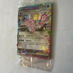 Pokemon TCG Espeon EX 034/131 Prismatic Evolutions Promo Stamped & Sealed - Image 3