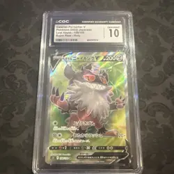 CGC 10 GEM MINT Japanese Pokemon 2022 Galarian Perrserker 108/100 Lost Abyss S11 - Image 1
