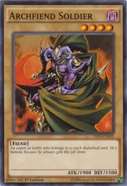 Archfiend Soldier YS15-ENL02 1st Common Moderate Play Yu-Gi-Oh! DNA GAMES - Image 1