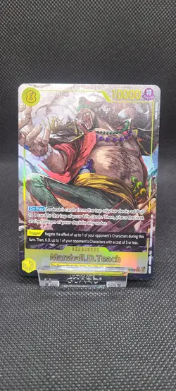 Marshall D Teach Secret Rare Alt Art OP16-119 One Piece Time of Battle ENGLISH - Image 1