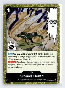 Ground Death #OP14-096 The Azure Sea's Seven One Piece CCG - Image 1