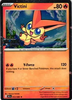 Victini (Black Bolt Stamped) 012/086 Holo Miscellaneous Cards Pokemon NM - Image 1