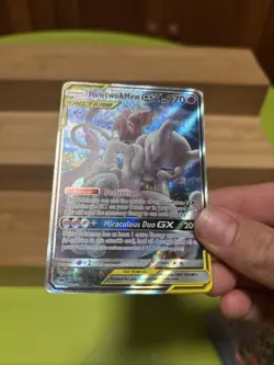 Pokemon Mewtwo & Mew GX Tag Team SM191 Sun & Moon Promo Card NM- LP+ - Image 3