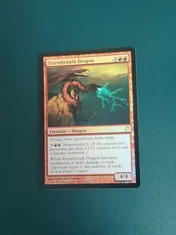 Stormbreath Dragon FOIL Theros NM Red Mythic Rare Commander Dragons - Image 1
