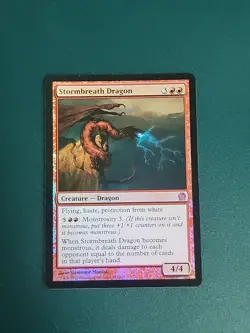 Stormbreath Dragon FOIL Theros NM Red Mythic Rare Commander Dragons - Image 3