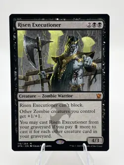 Risen Executioner - Dragons of Tarkir - MTG Magic the Gathering - Lightly Played - Image 1