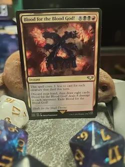 MTG Blood for the Blood God! - Regular - Warhammer 40,000 Commander #108/168 - Image 1