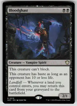 Bloodghast Rare Commander: Secrets of Strixhaven 210 MTG Near Mint 2026 - Image 1
